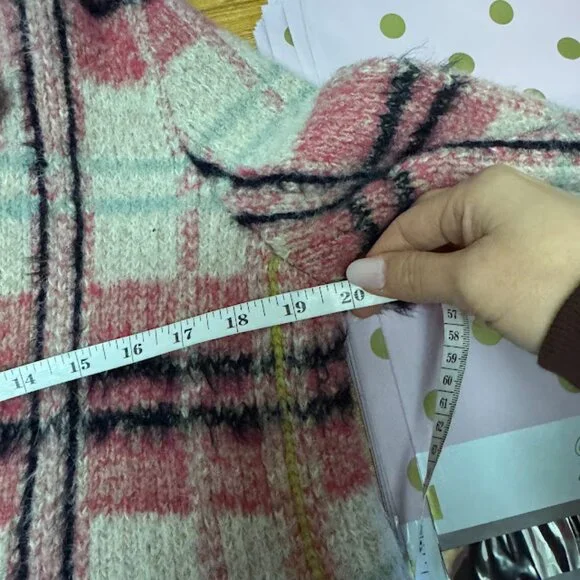 Anthropologie Maeve Aurelia Fuzzy Sweater Jacket Size S - Picture 14 of 15